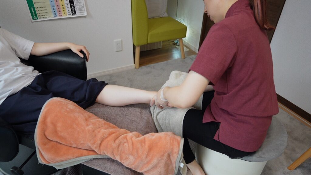 足圧健康法の施術画像